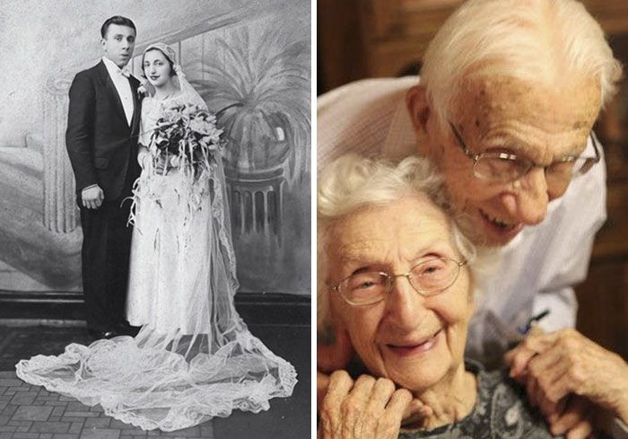 Amazing Then & Now Couple Photos (25 pics)
