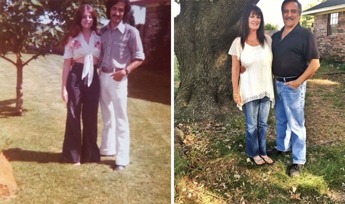 Amazing Then & Now Couple Photos (25 pics)