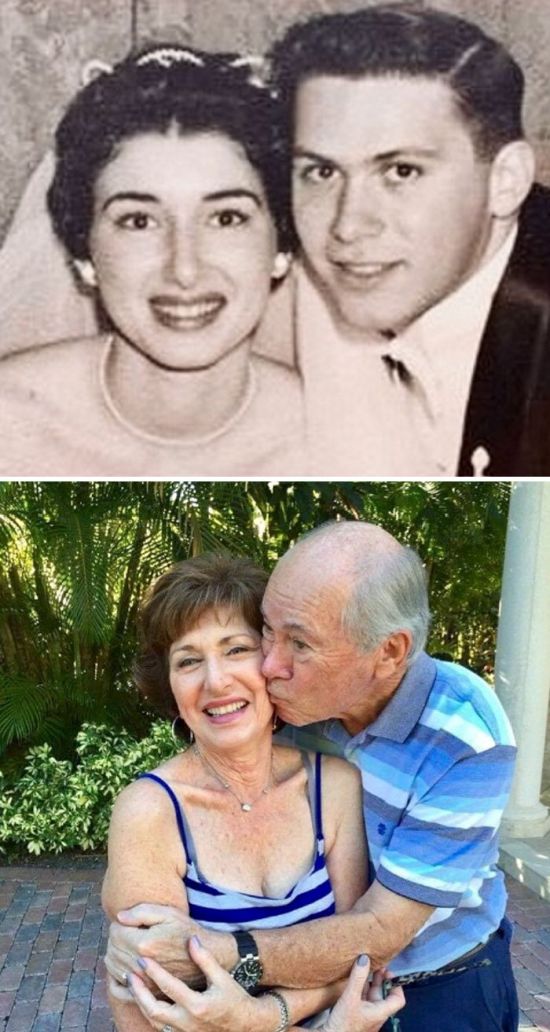 Amazing Then & Now Couple Photos (25 pics)
