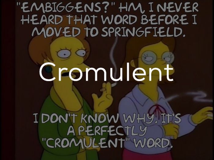 The Best Fake Words From The Simpsons (26 pics)