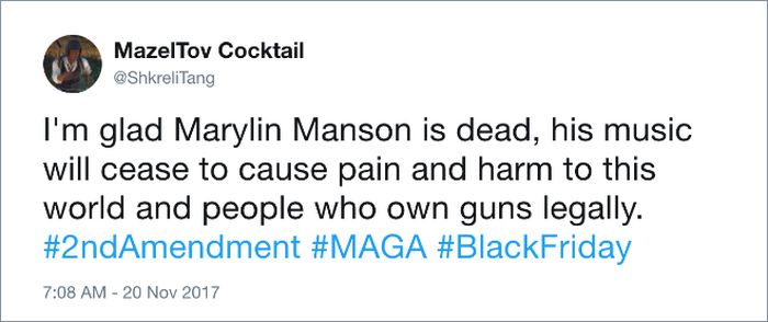 Twitter Users Mourn Marilyn Manson (15 pics)