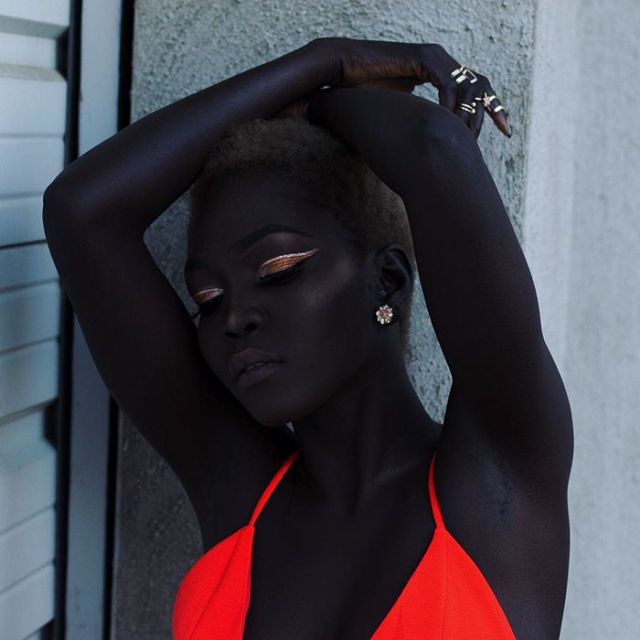 This Girl Has An Incredibly Dark Skin (11 pics)