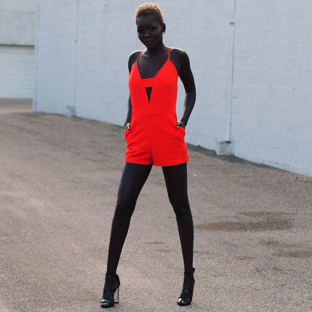 This Girl Has An Incredibly Dark Skin (11 pics)