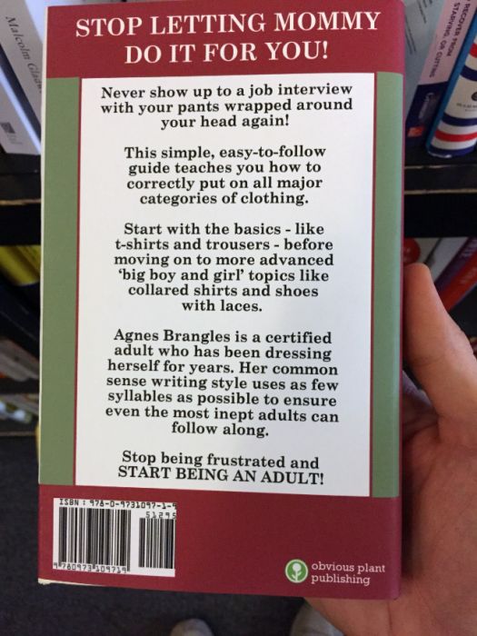 Guy Creates Fake Self-Help Books and Leaves Them at a Local Bookstore (12 pics)