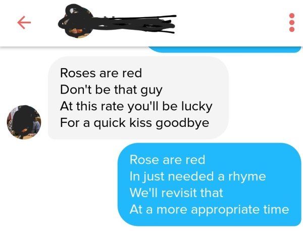 Use Of Poetry Helps A Guy Score Score Date On Tinder (3 pics)