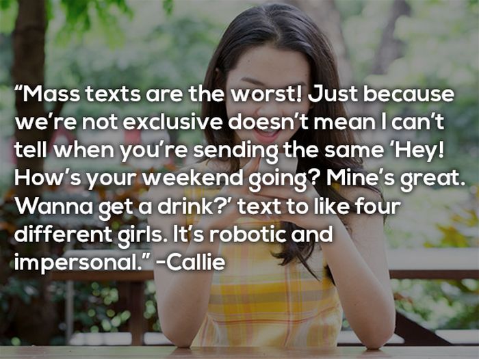 12 Women Admit Their Biggest Texting Pet Peeves (12 pics)