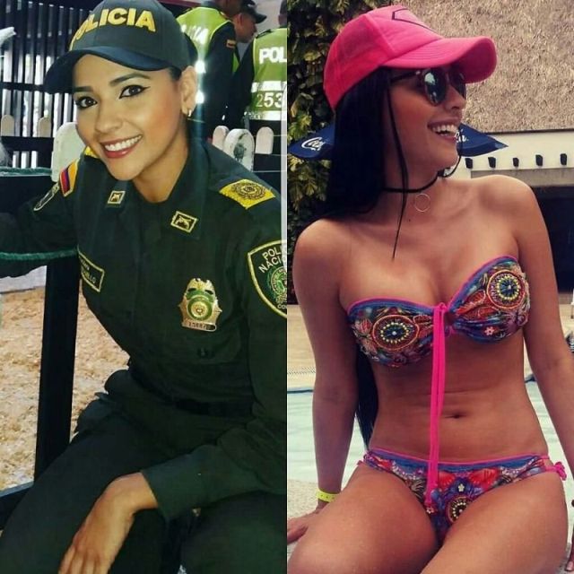 Girls In And Without Uniform (28 pics)