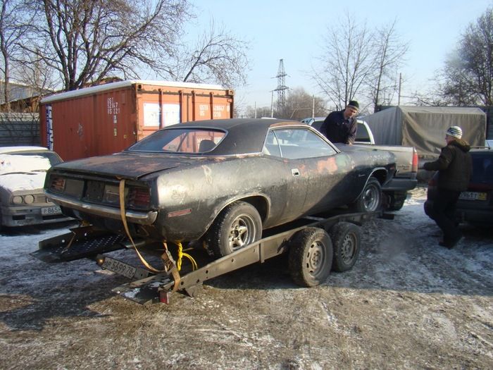 Plymouth Barracuda 1970 Before And After Photos (23 pics)