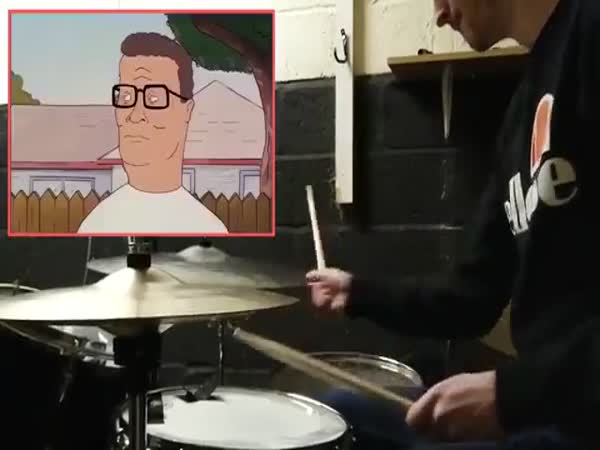When Boomhauer Gets A Drum Cover