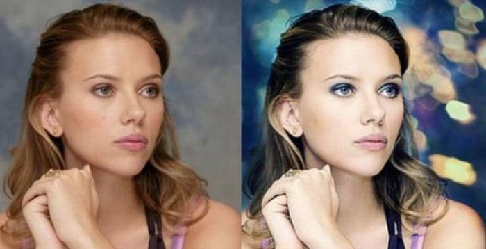 Unretouched And Retouched Celebrity Photos  (15 pics)