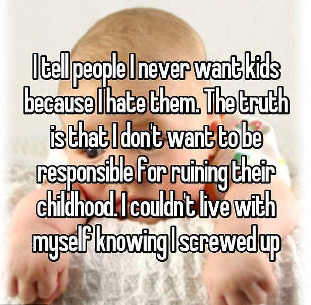 Men Reveal The Real Reasons They Don’t Want Children (15 pics)