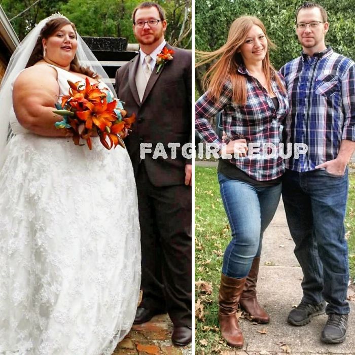 Woman Who Used To Weigh Almost 500lbs (226 kg) Recreates Her Old Photos (18 pics)