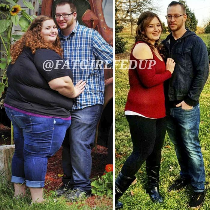Woman Who Used To Weigh Almost 500lbs (226 kg) Recreates Her Old Photos (18 pics)