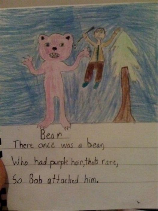 Funny And Horrifying Children’s Drawings (16 pics)