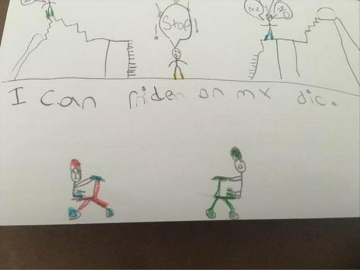 Funny And Horrifying Children’s Drawings (16 pics)