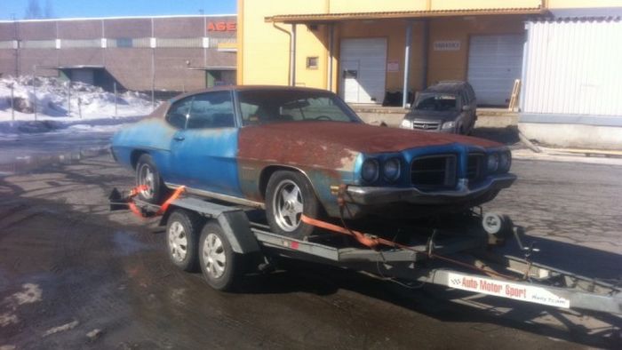 Recovery of the Pontiac GTO 1970 The Judge (22 pics)