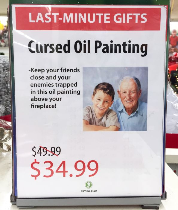 One Guy Added Some Last-Minute Christmas Gift Options to His Local Kmart (7 pics)