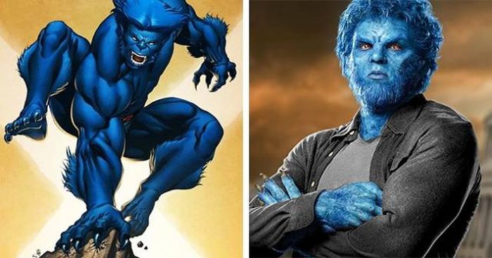 Comic Heroes Look Different In The Movies (15 pics)
