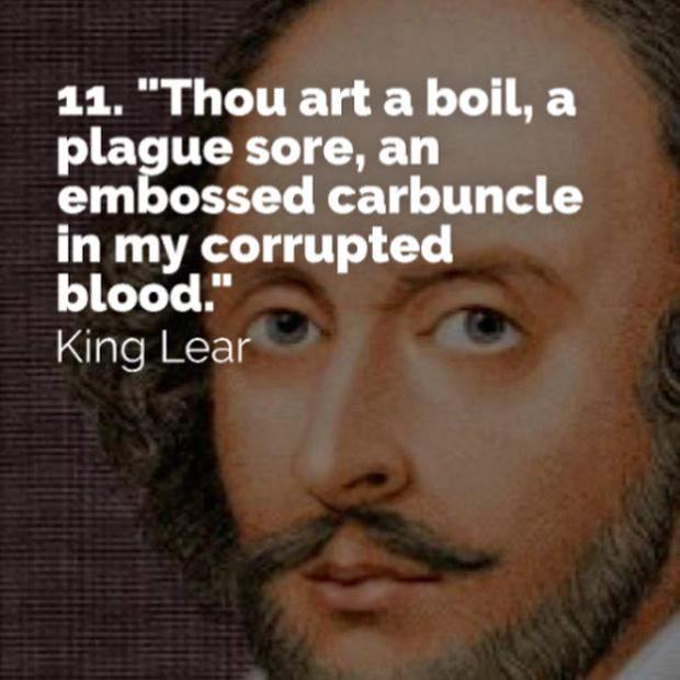 Funny Insults from Shakespeare (15 pics)