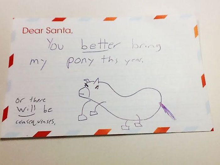 Kids Letters To Santa (23 pics)