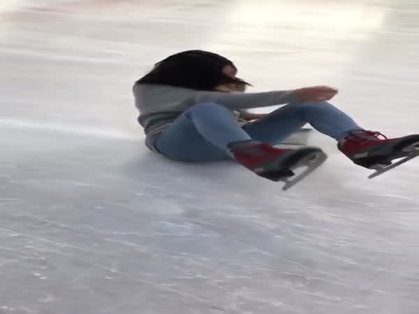 Ice Skating Gone Wrong
