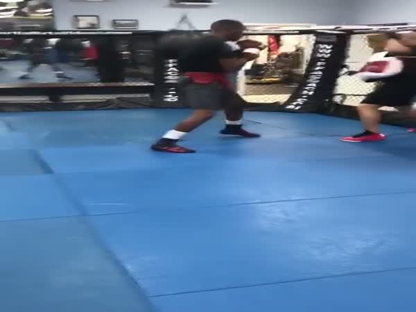 World Champion Boxer Accidentally KO's Coach During Training