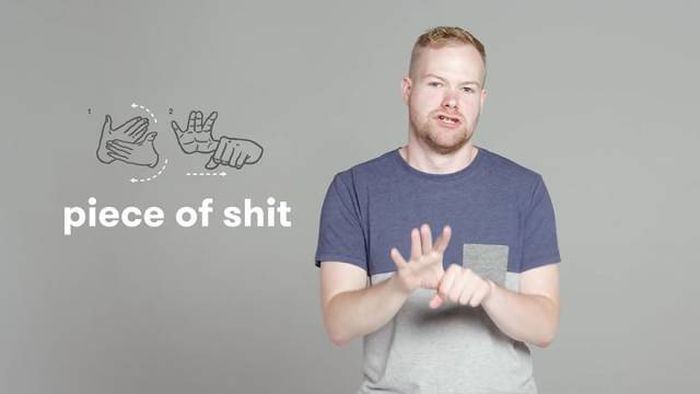 How To Say Swear In Sign Language