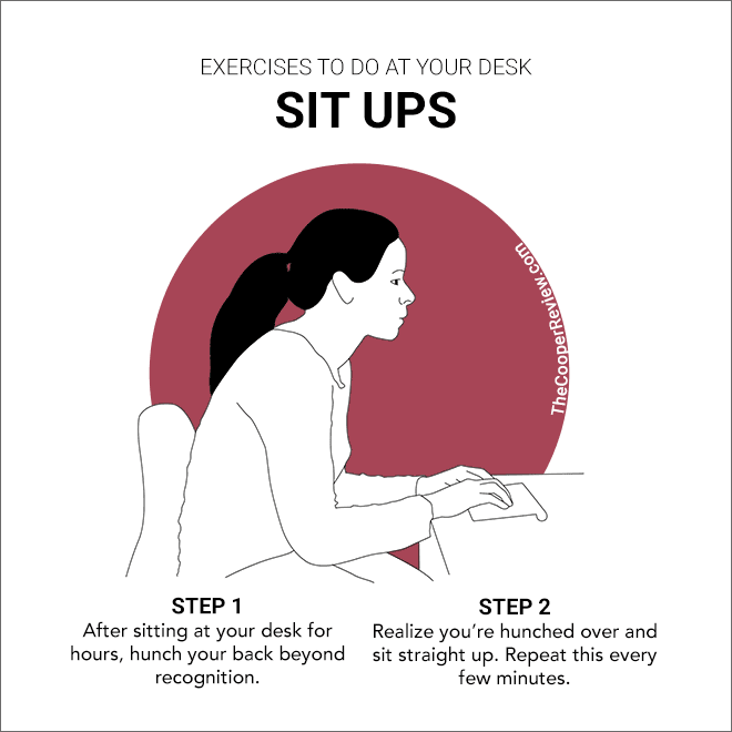 Best Exercises to Do at Your Desk (12 pics)