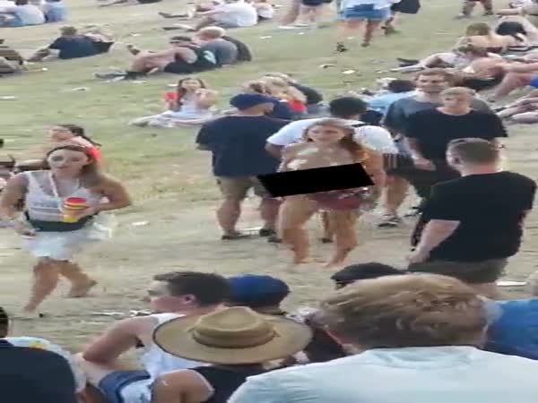 Topless Woman Gets Instant Revenge After Being Groped at a Music Festival