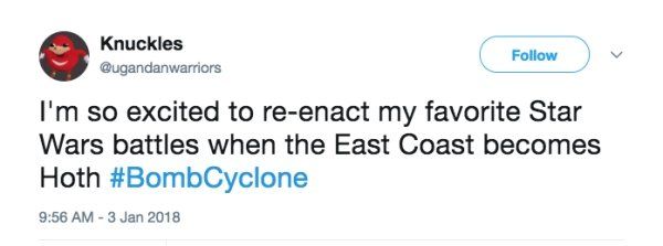 “Bomb Cyclone” Tweets (28 pics)