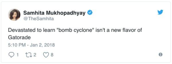 “Bomb Cyclone” Tweets (28 pics)