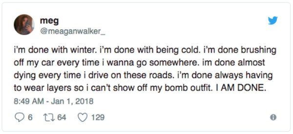 “Bomb Cyclone” Tweets (28 pics)