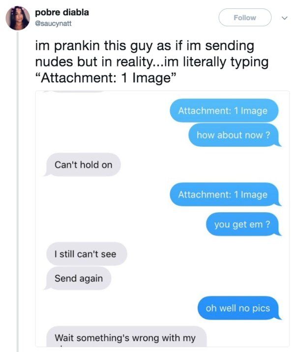 Woman Pranks A Guy Who Asked For Nudes (7 pics)