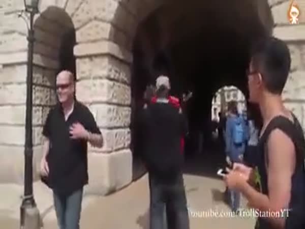 An Asshole Gets Punished By The Queen's Guard