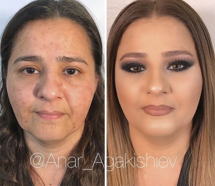 Makeup Transformation (18 pics)