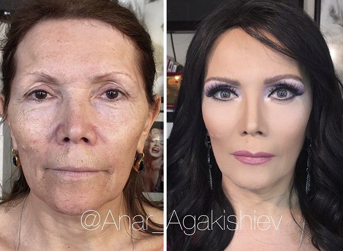 Makeup Transformation (18 pics)