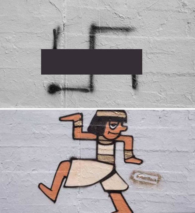 How To Fight Swastikas On The Streets (12 pics)
