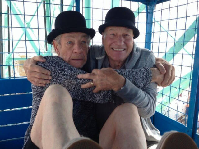Patrick Stewart And Ian McKellen Friendship (44 pics)