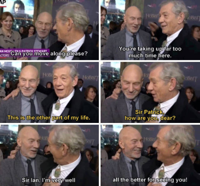 Patrick Stewart And Ian McKellen Friendship (44 pics)