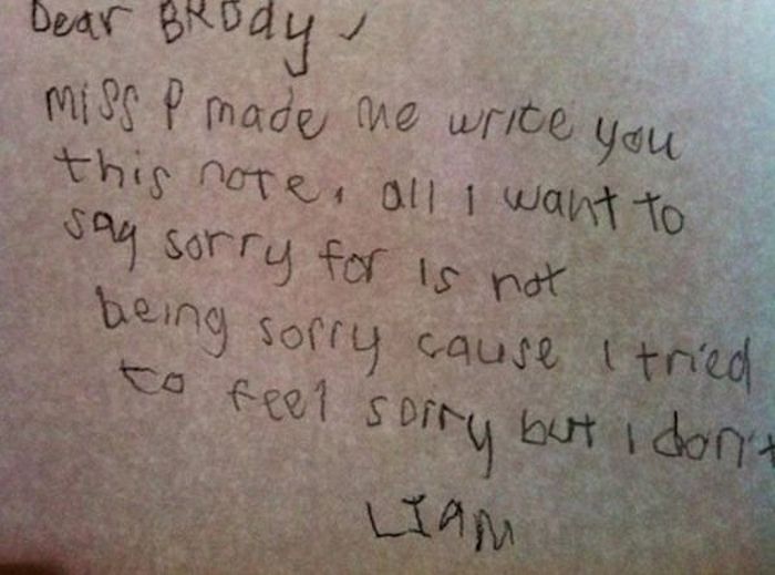 Hilarious Notes From Kids (27 pics)