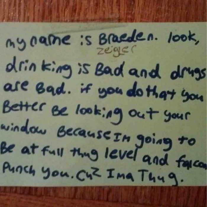 Hilarious Notes From Kids (27 pics)