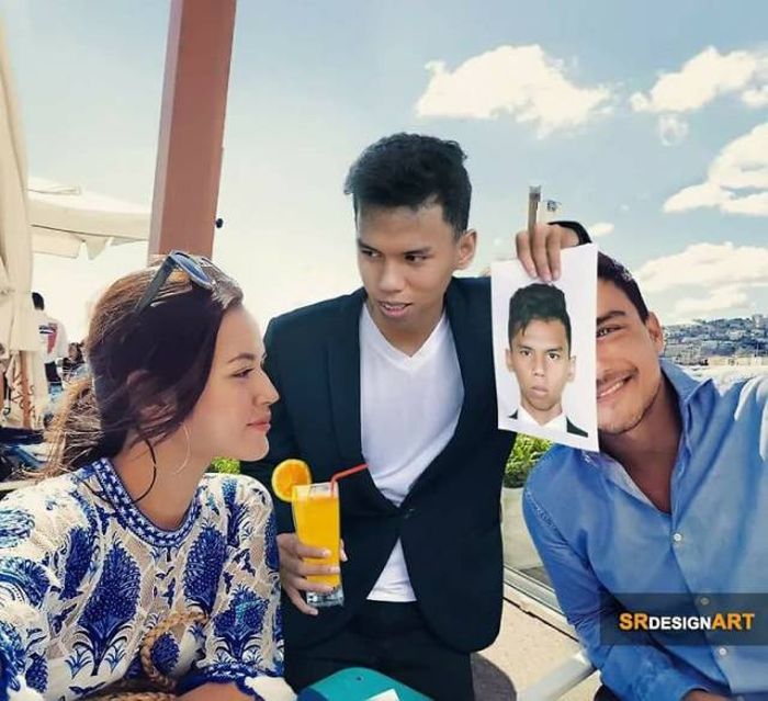 This Photoshop Master Syahril Ramadhan Has Many Celebrity Friends! (27 pics)
