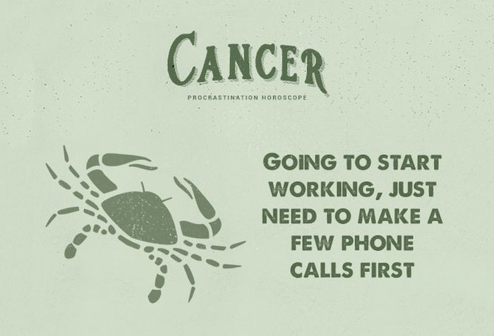 Procrastination Horoscope (12 pics)