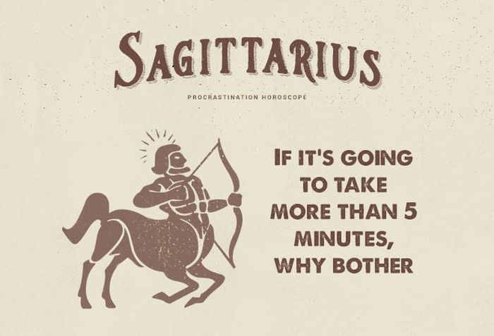 Procrastination Horoscope (12 pics)