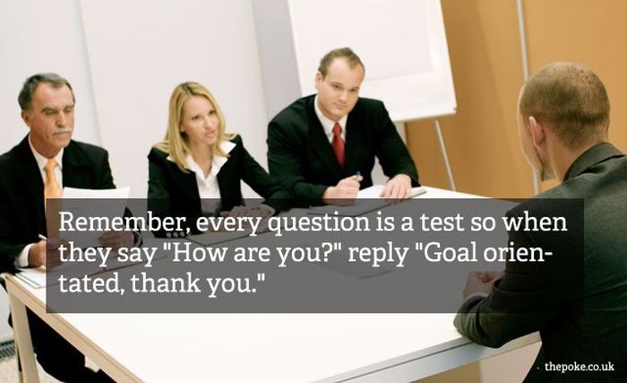Really Bad Interview Advices (20 pics)