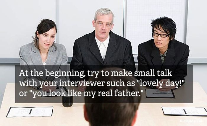 Really Bad Interview Advices (20 pics)