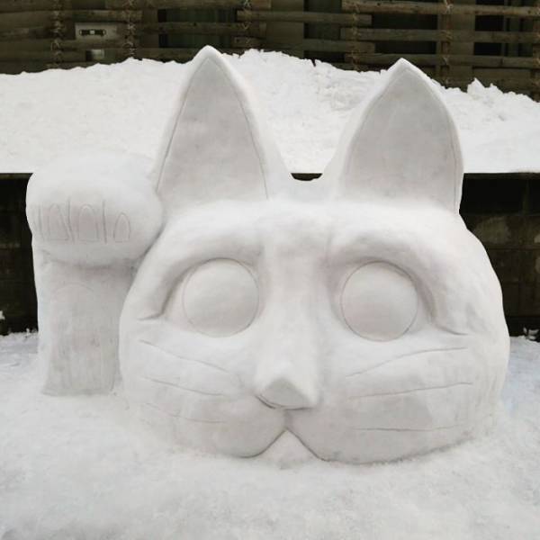 Snow Sculptures In Tokyo (40 pics)