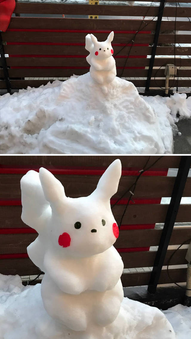 Snow Sculptures In Tokyo (40 pics)