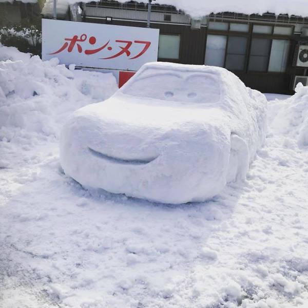 Snow Sculptures In Tokyo (40 pics)