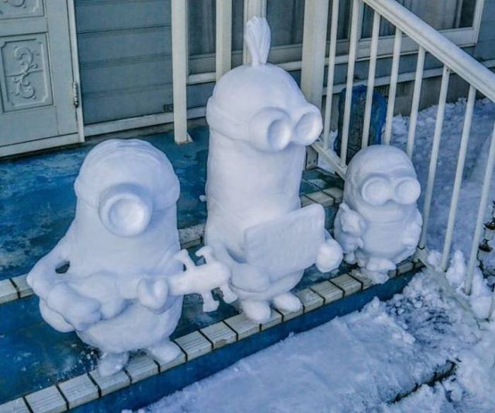 Snow Sculptures In Tokyo (40 pics)